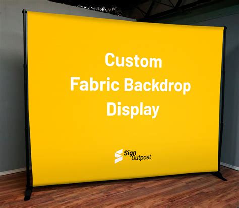 Fabric Backdrop Display Sign Outpost