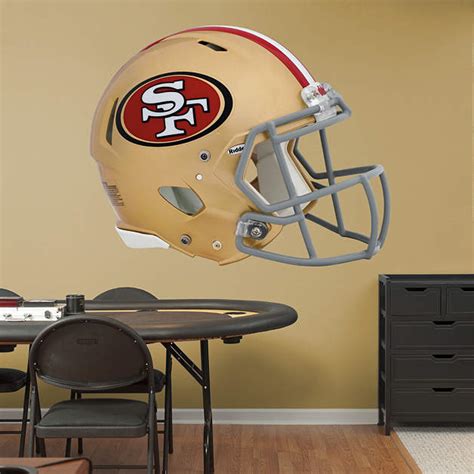 San Francisco 49ers Helmet Fathead Wall Decal