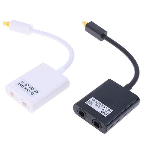 Digital Spdif Optical Audio Splitter Way Toslink Cable Splitter