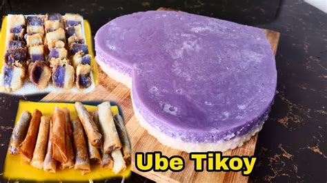 Tikoy Ube How To Make Tikoy Homemade Youtube