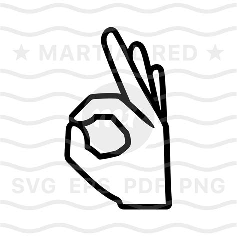 Okay Hand Sign Svg Ok Sign Svg Ring Hand Gesture Svg All Correct Svg