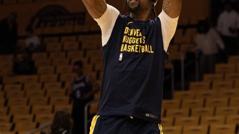 Denver Nuggets Guard Kentavious Caldwell Pope 5 Warms Up Before Game