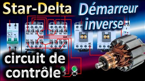 Star Delta Motor Reversing Inversion Du D Marreur Toile Triangle