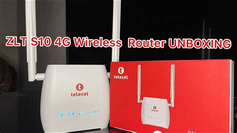 Telecel Zlt S G Wireless Router Unboxing Youtube