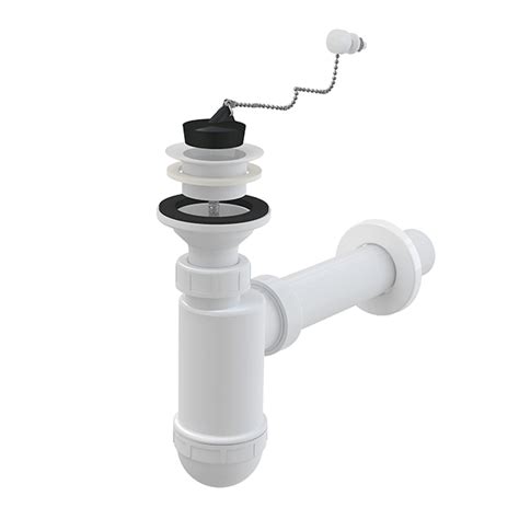 Alca Plast Siphon Pour Lavabo Dn Avec Grille En Plastique Dn Et Cha Ne