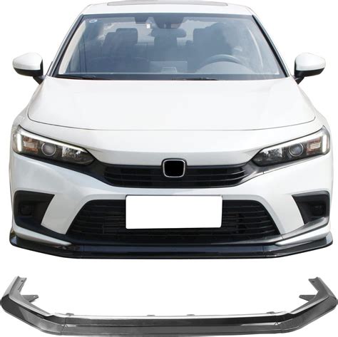 Ikon Motorsports Front Bumper Lip Compatible With 2022 2024 Honda Civic 11th Gen 4