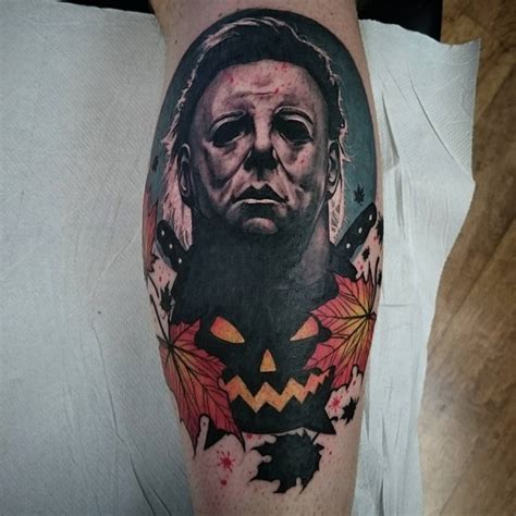 Michael Myers Mask Tattoo