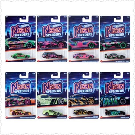 Hot Wheels Neon Speeders Wave Jdm Datsun Wagon Honda S Mazda