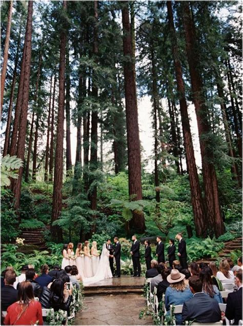 Nestldown Ceremony In Northern California By Brushfire Photography