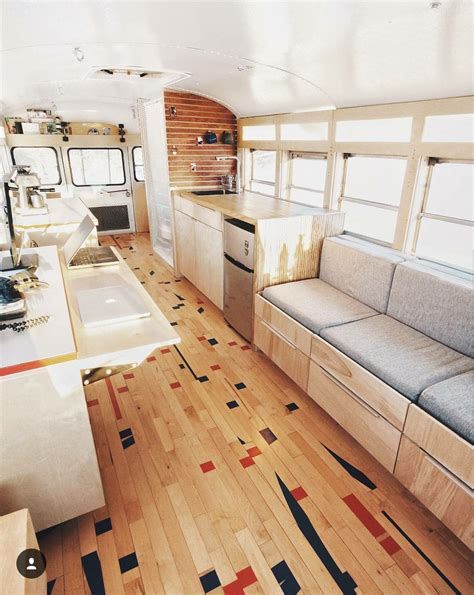 School Bus RV Interior