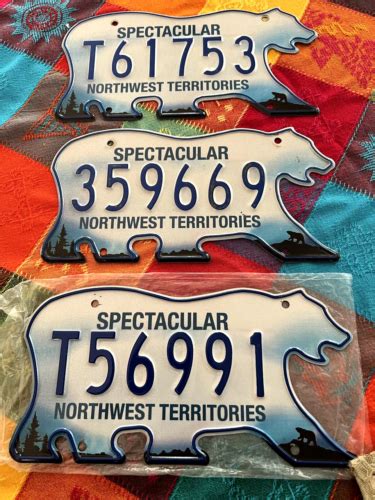 Northwest Territories Nwt License Plates Ebay