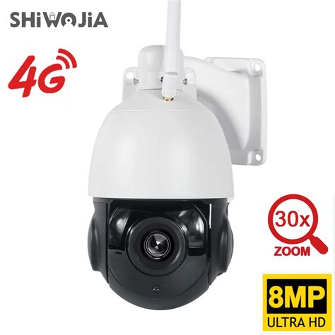 SHIWOJIA IP 8MP 4G WIFI PTZ 30X CCTV AI