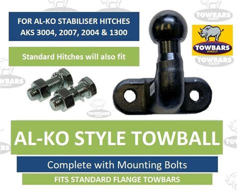 Alko Style Towball For Caravans With Al Ko Ats Aks3004 Stabiliser