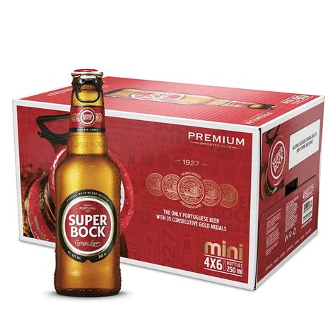 Cerveja Portuguesa Super Bock Caixa 24 Unidades Vino Veritas Os