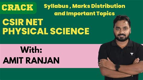 CSIR NET Physical Science Syllabus Important Topics Marks