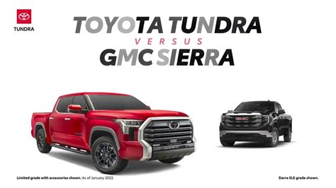 2023 Toyota Tundra Vs The 2023 GMC Sierra Comparison Toyota USA