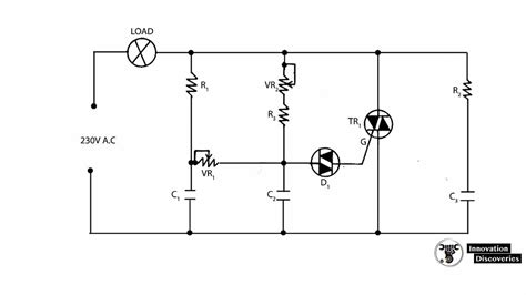 Electronic Light Dimmer Circuit using TRIAC