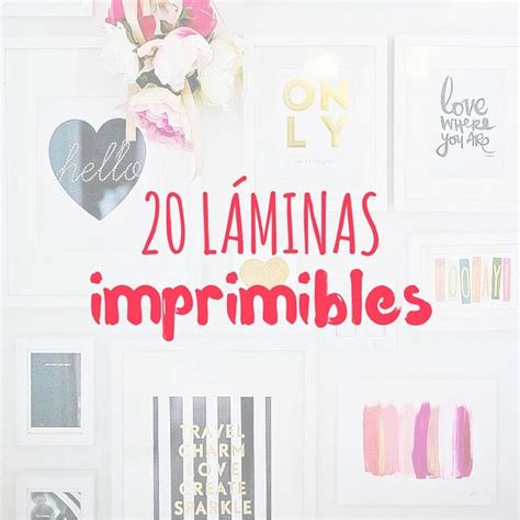 Láminas imprimibles - Bonitismos