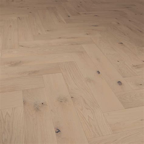 Renopark Herringbone Rustic Grade Unfinished Look Solidfloor