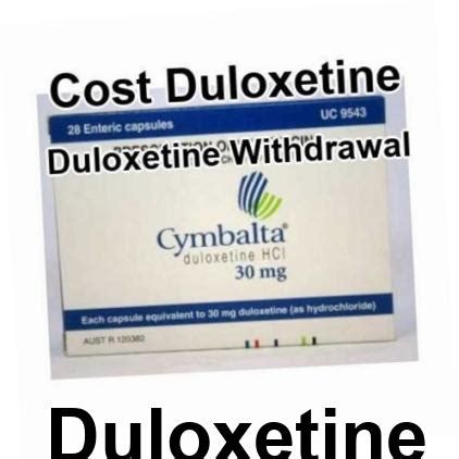 Duloxetine withdrawal treatment, what are the withdrawal symptoms from ...