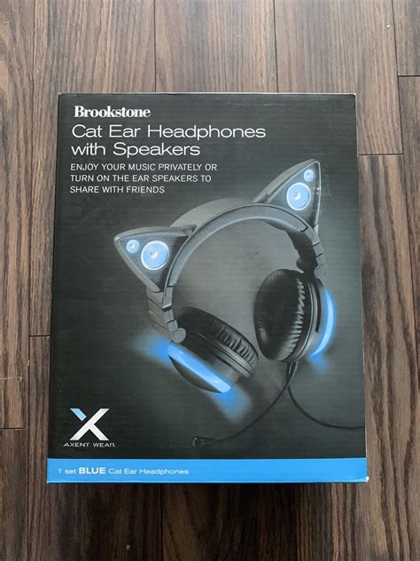 Axent Wear Cat Ear Headphones With Blue High Performance Free Shipping Ebay