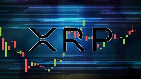 abstract futuristic technology background of XRP Ripple Price graph ...