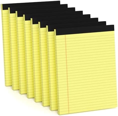 Amazon Yellow Note Pads 8 5 X 11 Yellow Legal Notepads Wide