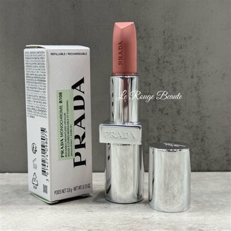 Prada Monochrome Soft Matte Lipstick Refillable B Beige Nude
