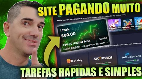 Novo Site Que Paga Muito Para Fazer Tarefas Simples Renda Extra