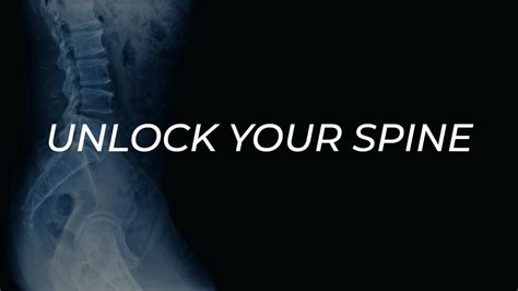 Unlock Your Spine By Tonya Fines Youtube