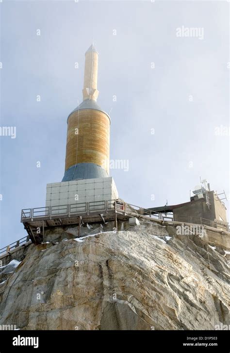 The Summit of Aiguille du Midi, France Stock Photo - Alamy