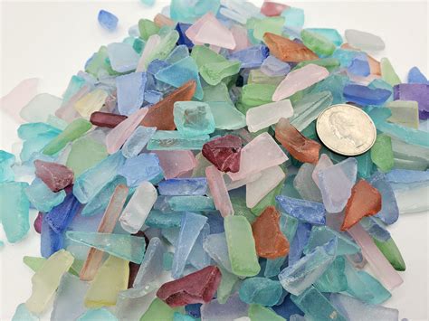 Bulk Sea Glass Tiny Bulk Beach Glass Beach Wedding Craft Tiny Mix Beach Grass Cottage