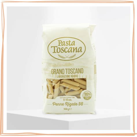 Makaron Penne Rigate 98 100 Grano Toscano TOSCANIZZAZIONE Deli