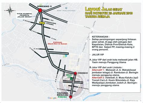 Ini Rute Jalan Sehat NKRI dan Cara Dapatkan Kupon Undian - gopos.id