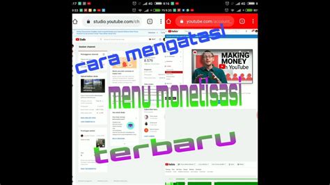 Cara Melihat Settingan Monetisasi Studio Youtube Terbaru YouTube