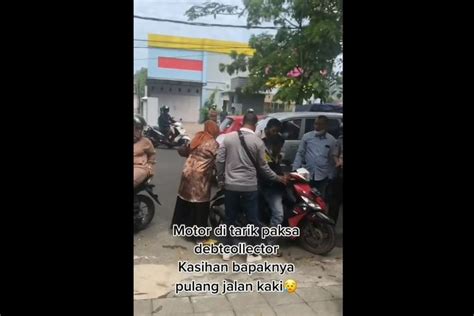 Viral Terduga Debt Collector Di Padang Ambil Paksa Motor Penunggak Di