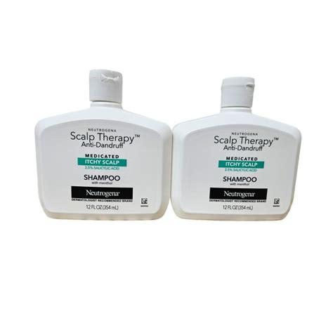 Neutrogena Scalp Therapy Anti Dandruff Itchy Scalp Shampoo 2 Pack