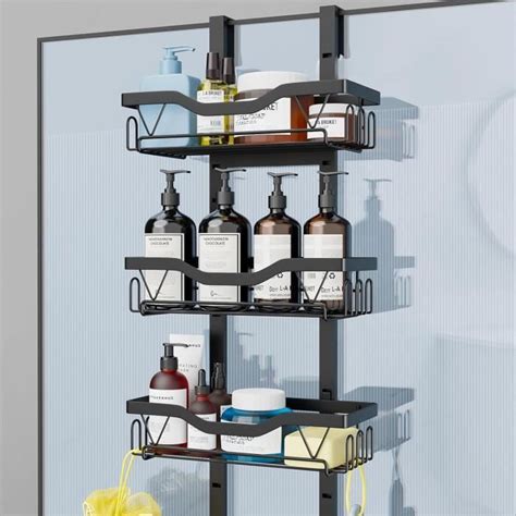 Uulioyer Etagere Douche Suspene Rangement Douche Sans Percage Aver