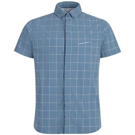 Mammut Mountain Short Sleeve Shirt Blue Trekkinn