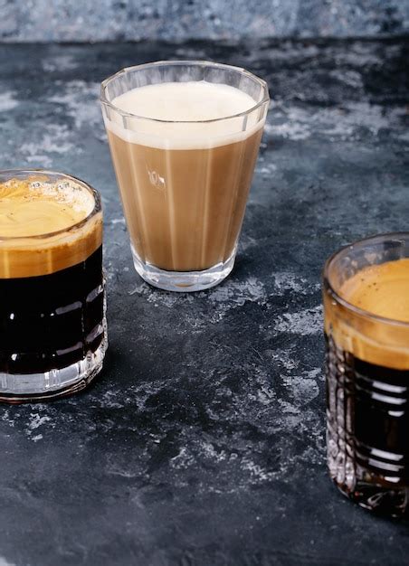 Dalgona Caf Espumoso Tendencia Bebida Coreana Latte Espresso Foto