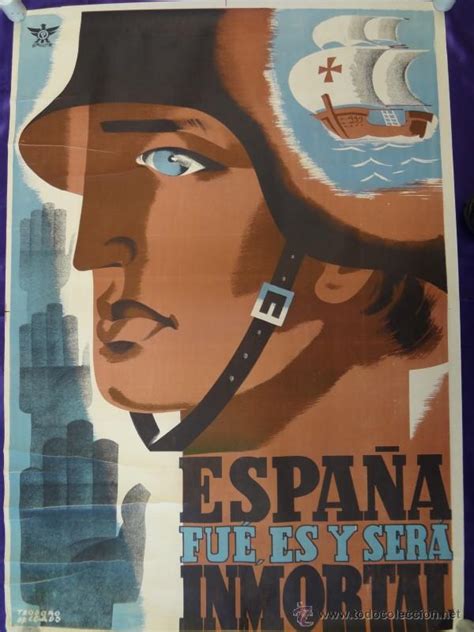 Antiguo Cartel De La Guerra Civil España Fue Y Vendido En Subasta