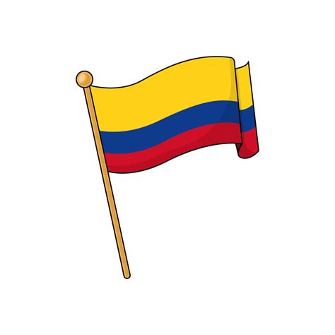 Bandera Colombiana Royalty Free Stock Svg Vector And Clip Art