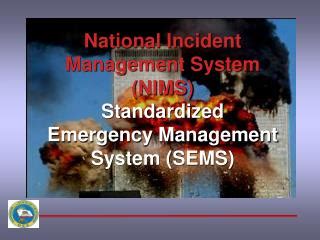 Ppt National Incident Management System Nims Overview Powerpoint