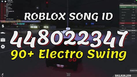 90 Electro Swing Roblox Song IDs Codes YouTube