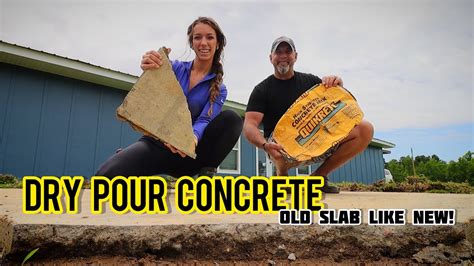 Dry Pouring Concrete Over Existing Patiowhat You Need To Know Youtube