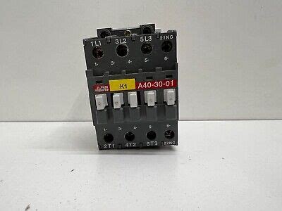 GOOD USED ABB 440 500V CONTRACTOR A40 30 01 EBay