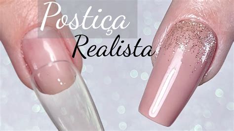 Como Fazer Unhas Postiça Realista Passo a Passo Decoração YouTube