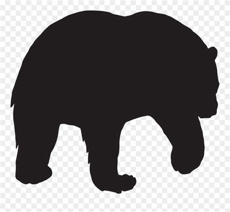 Bear Clipart Silhouette - Png Download (#765807) - PinClipart