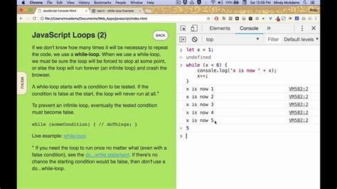 Js Javascript While Loops Youtube