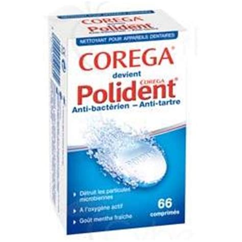 Corega Polident Nettoyant Comprim Effervescent Nettoyant Pour